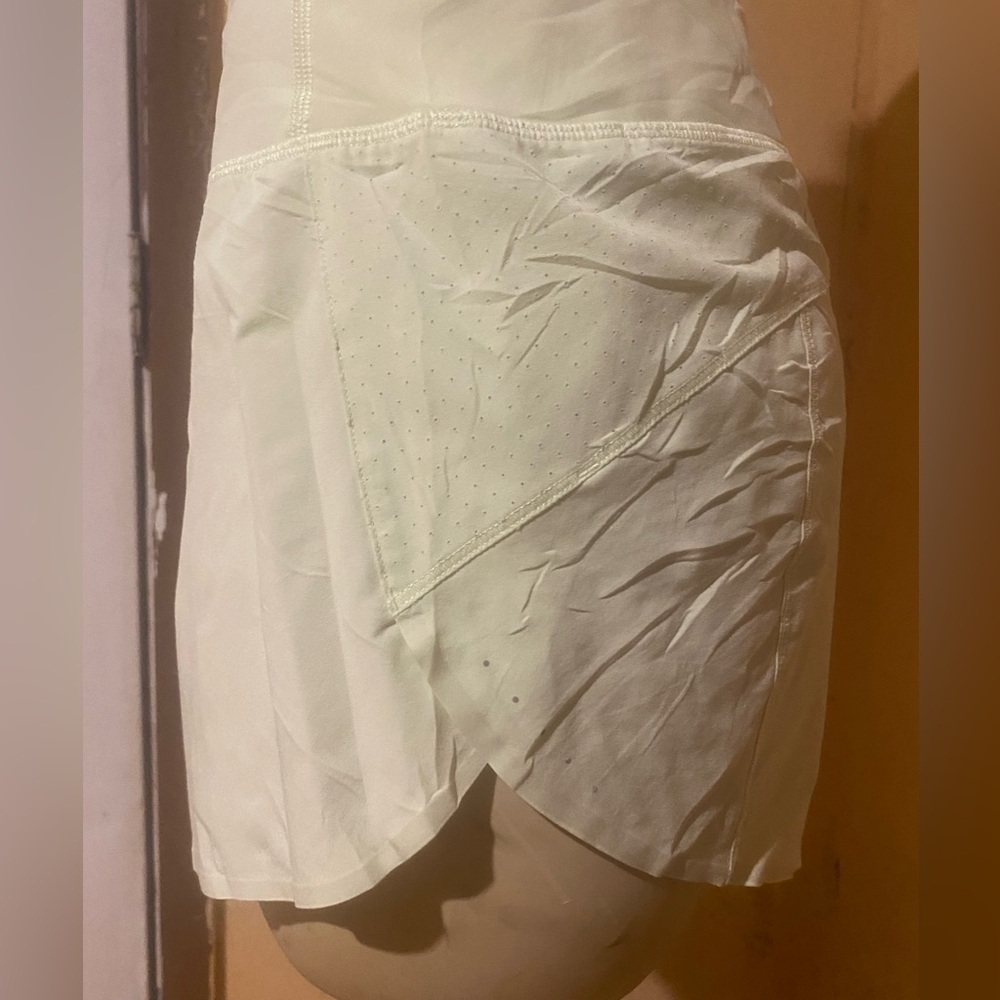 Athleta Run Yellow Athletic Shorts High-Waisted Stretch - Picture 12 of 16